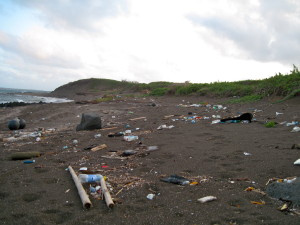 Ew. Garbage. On the beach. Wish this didn't happen.