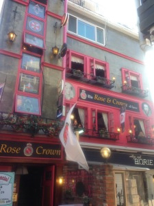 After Melissa finished the test, we had to celebrate! We headed to Itaewon, the foreigner district. And found the Rose and Crown. Thought of you, Amanda!