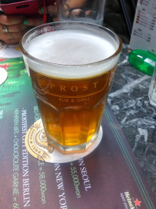 We got yummy Thai lunch, then drinks at a nice pub. Real cider on tap!